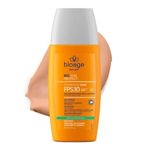 Bioage Protetor Solar Facial Fluido Ultramate Bege Médio 45ml