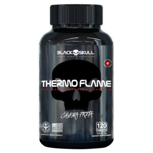 Black Skull Thermo Flame Em Tabletes Caveira Preta