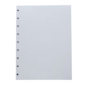 Bloco refil médio sem pauta branco 90g com 50 folhas Caderno — Material Escolar