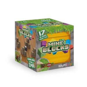 Blocos Magnéticos Mineblocks 17 Peças Modelo Sortido e Unitário