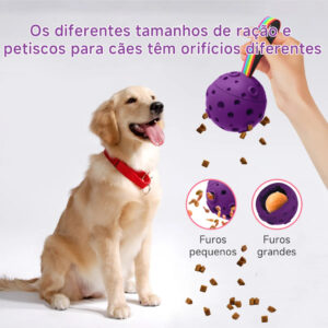 Bola de Distribuição de Comida Momovida Interativa para Cães