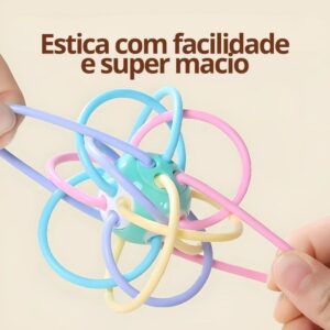 Bolinha Silicone Manhanttan Mordedor Brinquedo Infantil