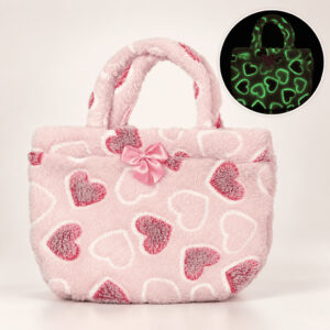 Bolsa Coração Boneca Mamãe Reborn Brilha no Escuro!