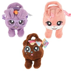 Bolsa de Pelúcia Infantil Pet Sortida Linha Make Brinq com Alça