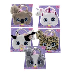 Bolsa de Pelúcia Unitário Cutie Handbags Deluxe Multikids