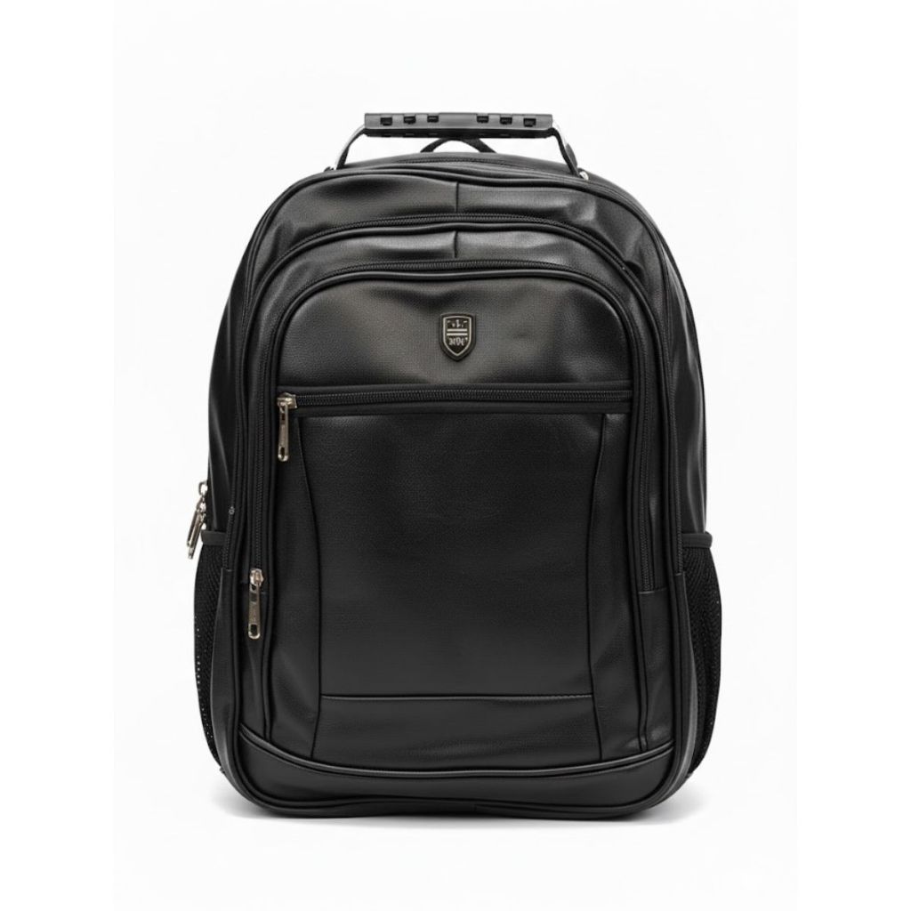 Bolsa Mochila de Couro Universitária Unissex Feminina Masculina — Bolsas e Mochilas