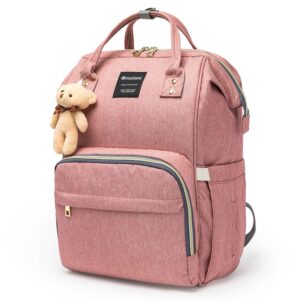 Bolsa Mochila Maternidade Menina Bebês Térmica Funcional Madami