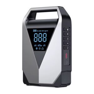 Bomba de Ar Digital Portátil Auxiliar de Partida 8000mAh Power Bank