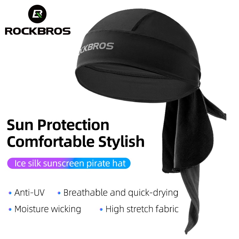Boné Rockbros Bicicleta De Ciclismo Bandana Respirável Elasticidade — Skincare