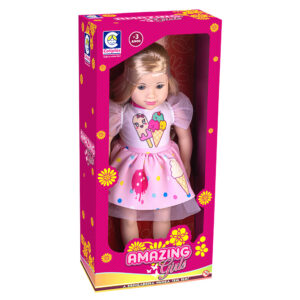 Boneca Amazing Girls Com Vestido De Sorvete