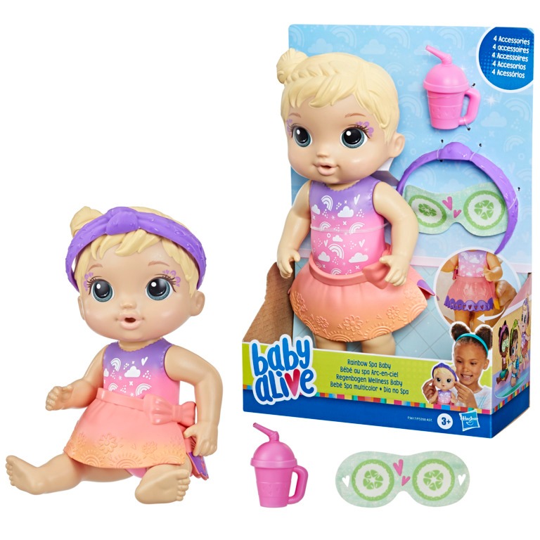 Boneca Baby Alive Dia No Spa Loira Hasbro