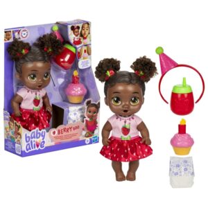 Boneca Baby Alive Festa De Aniversário Berry Boo Hasbro