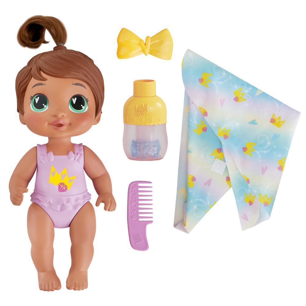 Boneca Baby Alive Sophia Sparkle Bebê Shampoo Morena 28 cm Hasbro
