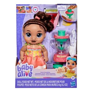 Boneca Baby Alive Sucos Saborosos Morena Gigi Hasbro