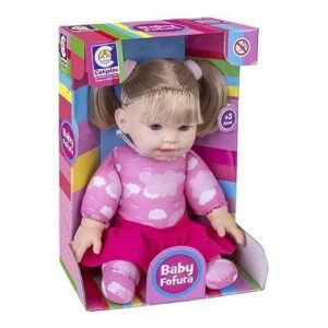 Boneca Baby Fofura Com Cabelo