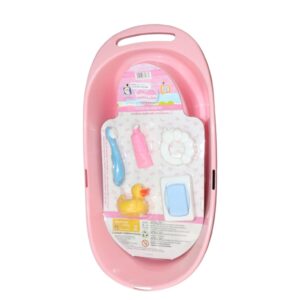 Boneca Baby Ninos Banho 41cm Cotiplas 2537 c Banheira, Acessórios e