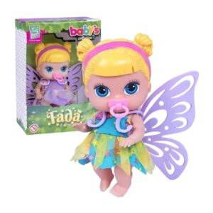 Boneca Babys Collection Mini Fada com Acessórios Super Toys 372