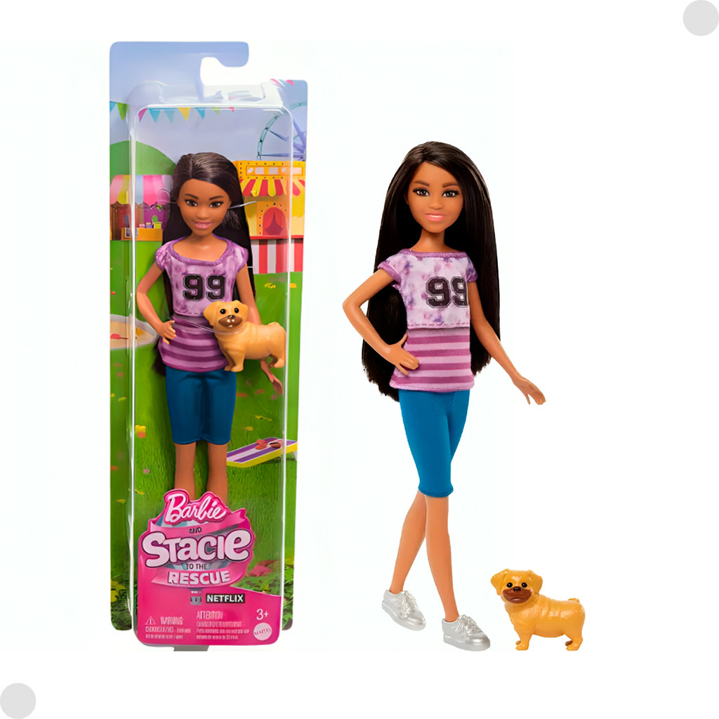 Boneca Barbie Ligaya Stacie Ao Resgate Mattel — Brinquedos