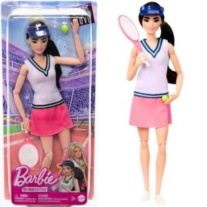 Boneca Barbie Profissionais Esportistas Jogadora de Tênis Mattel