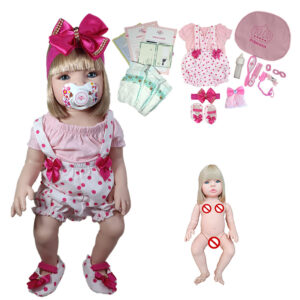 Boneca Bebê Baby Real Reborn Realista Enxoval Completo 48cm!