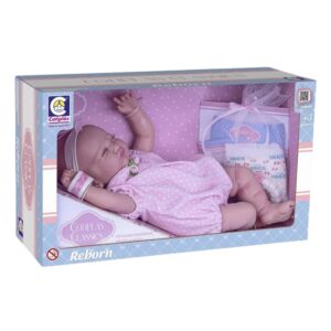 Boneca Bebê Reborn Classics Menina Cotiplás Presente Infantil