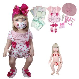 Boneca Bebê Reborn Mamãe Reborn Bolsa 28 Itens 48cm!