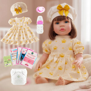 Boneca Bebê Reborn Realista 100% Silicone Menina Original Pode dar