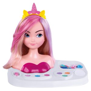 Boneca Charmosa Busto Make-Up Com Maquiagem e Acessórios de Cabelo