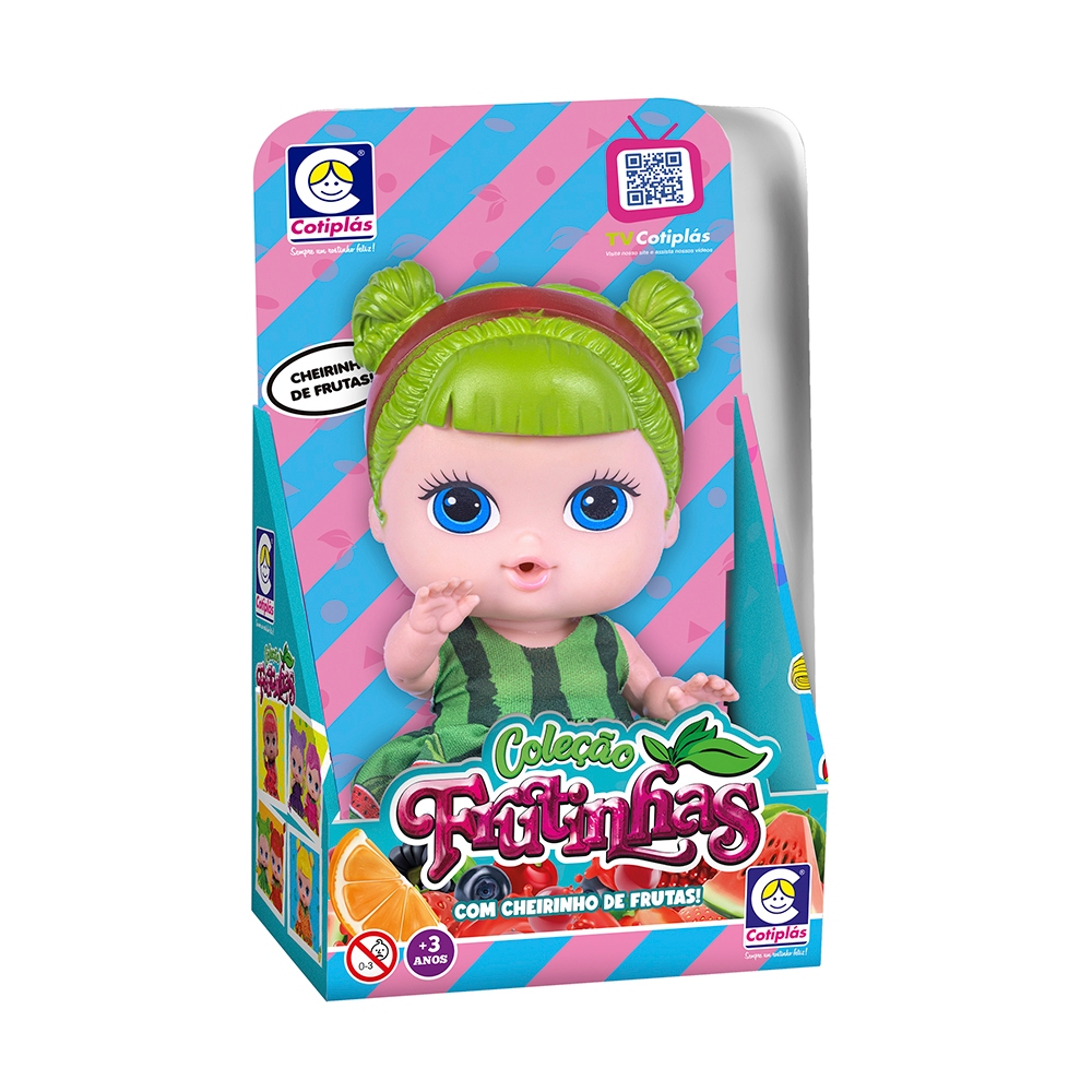 Boneca Coleção Frutinha Melancia Cotiplás