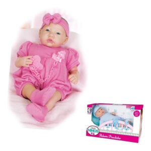 Boneca Colecao Ninos Reborn Pesadinho Menina Cotiplas