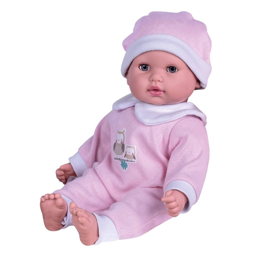 Boneca Coleção Te Amo Bebê Menina Abre e Fecha os Olhos Super Toys 577 — Brinquedos