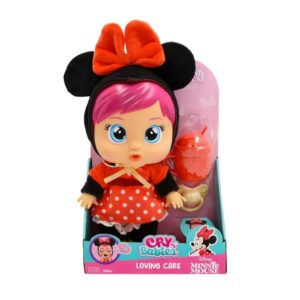Boneca Cry Babies Loving Care Minnie Mouse Disney Multikids