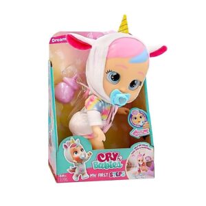 Boneca Cry Babies Meus Primeiros Passos Dreamy Interativa Multikids