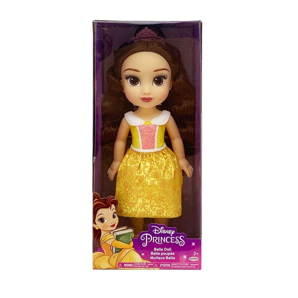 Boneca Disney Princesas Bela 38cm com Sapatos Removíveis para