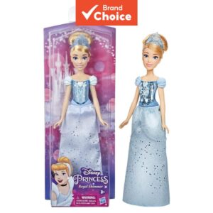 Boneca Disney Princess Royal Shimmer Cinderela Saia Brilhante E