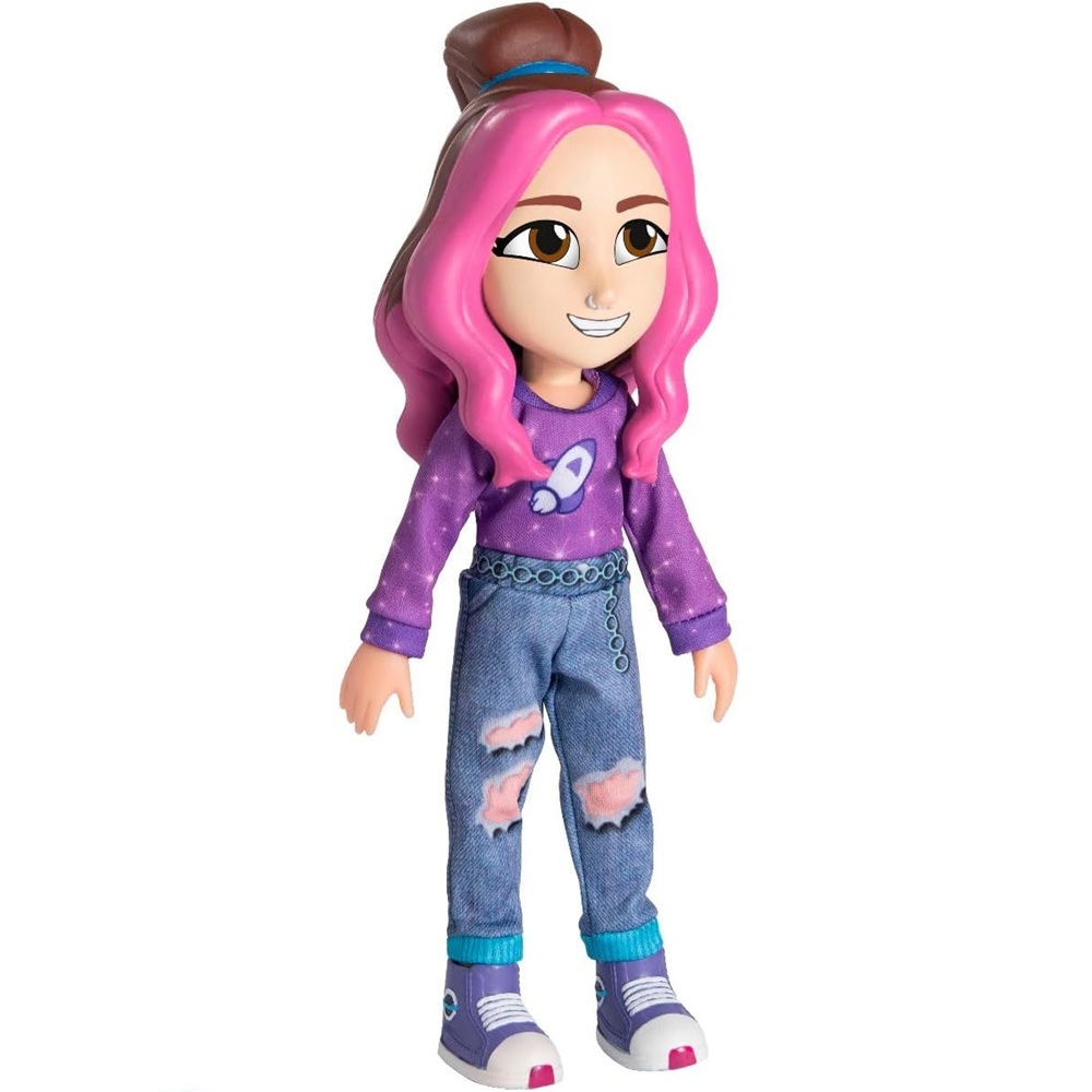 Boneca Katlen Dos Rosa Youtuber Vinil 25 Cm Baby Brink