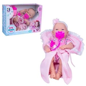 Boneca Love Born Bebezinho da Mamãe com Acessórios para Crianças a