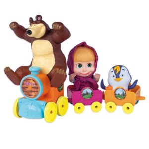 Boneca Masha e o Urso no Trenzinho Cotiplás