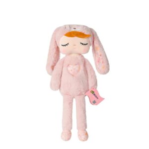 Boneca Metoo Angela Plush Manu Coelha Rosa