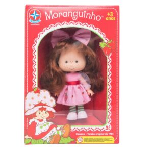 Boneca Moranguinho Estrela Clássica 80 Anos Com Cheiro Morango Versão