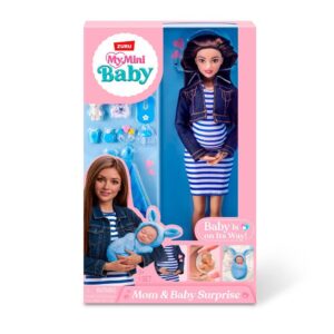 Boneca My Mini Mamãe e Bebê Surpresa Maria