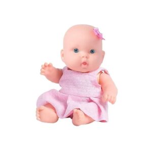 Boneca Nenequinha Clássica Vestido Pink Super Toys 342