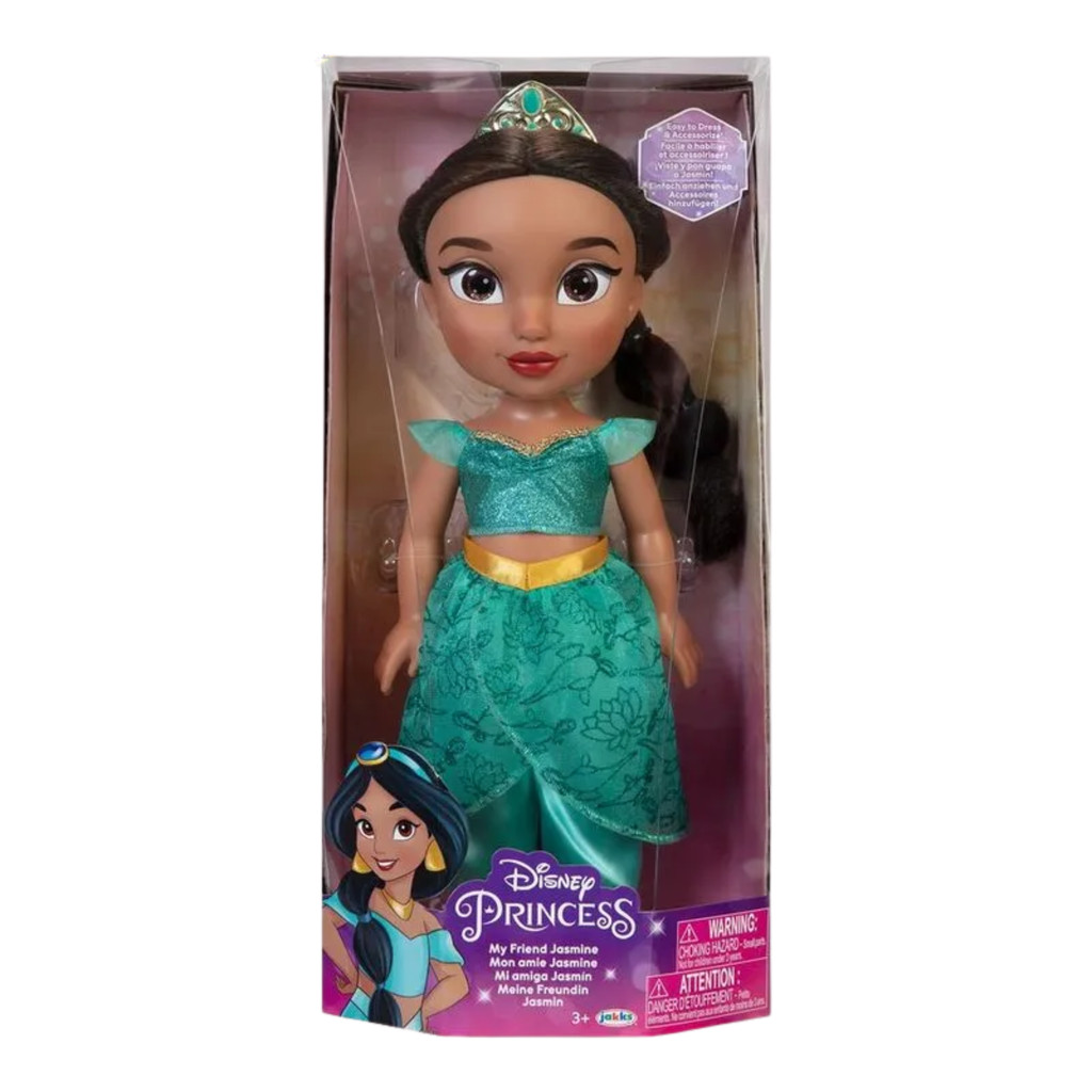 Boneca Princesa Disney Jasmine Articulada 38cm Multikids Estimula