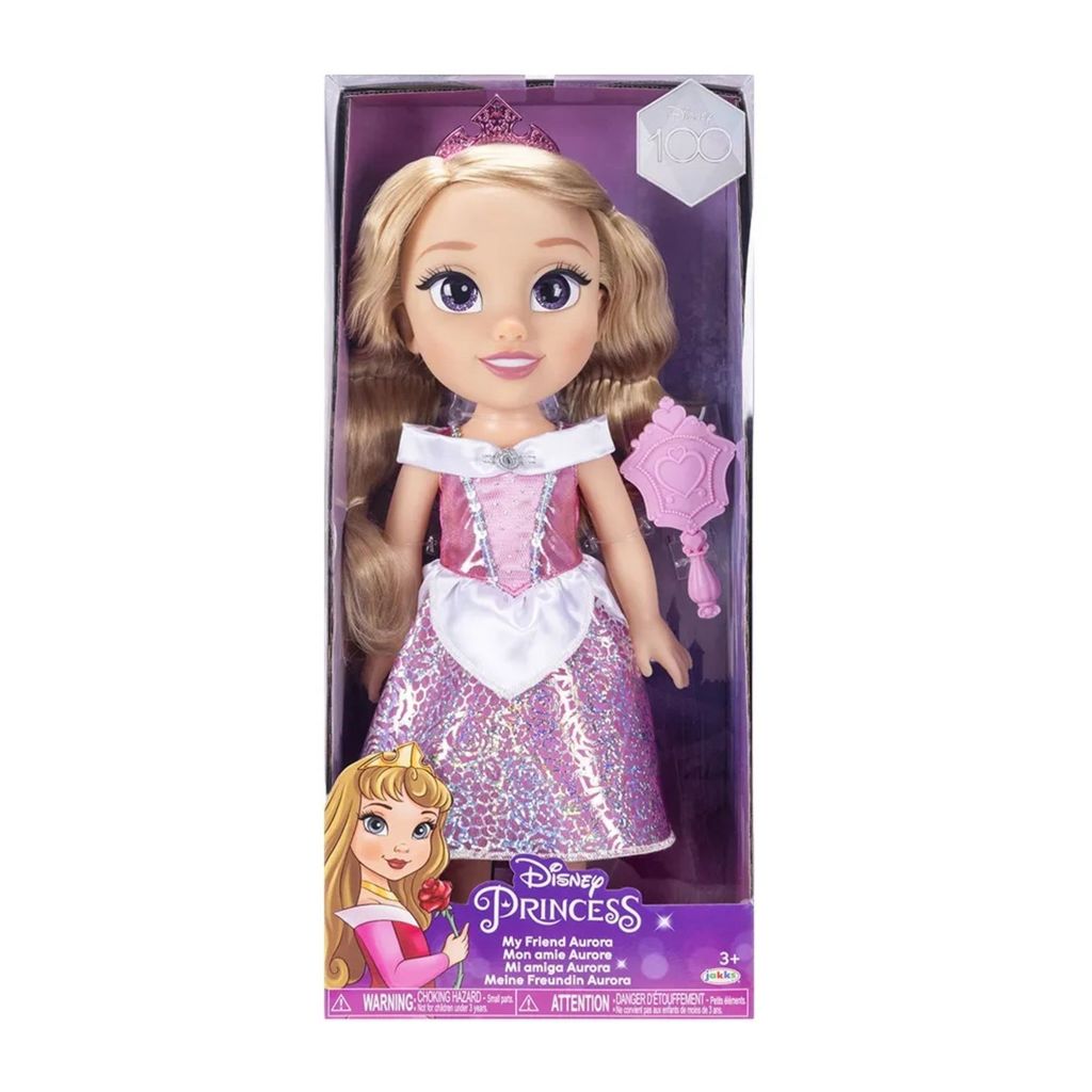 Boneca Princesas Disney Aurora Articulada 38cm Multikids — Brinquedos