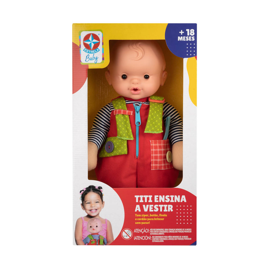 Boneca Titi Ensina a Vestir Brinquedos Estrela — Games e Brinquedos