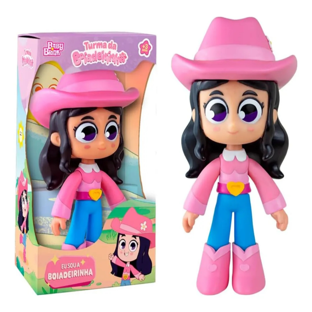 Boneca Turma da Boiadeirinha Ana Castela 20cm Baby Articulada Baby