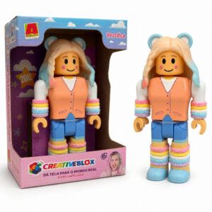 Boneca Yaszoca Oficial 20cm Articulado CreativeBlox Blox Royale Gamer