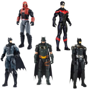 Bonecos DC Batman 30cm Articulados Capuz Vermelho Asa Noturna Sunny