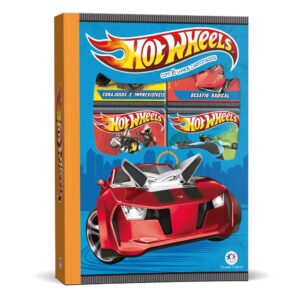 Box com 6 Minilivros Hot Wheels