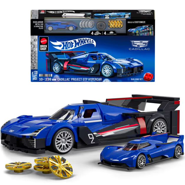 Brick Shop Hot Wheels de Construção Speed Cadillac Project Gtp — Brinquedos